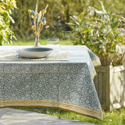 Indian Floral Print Tablecloth