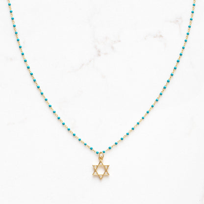 Jewish Spirit Beaded Charm Necklace - 2 Styles