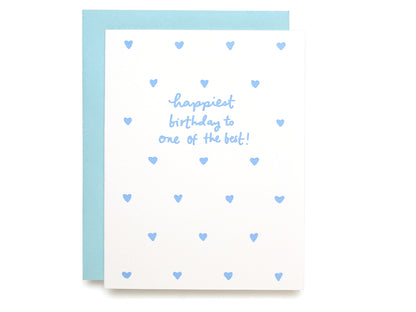 Birthday Hearts Greeting Card