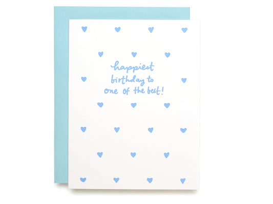 Birthday Hearts Greeting Card
