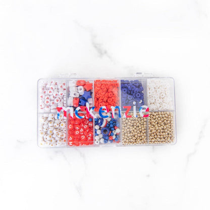 Patriotic Polymer Clay Bead Kit