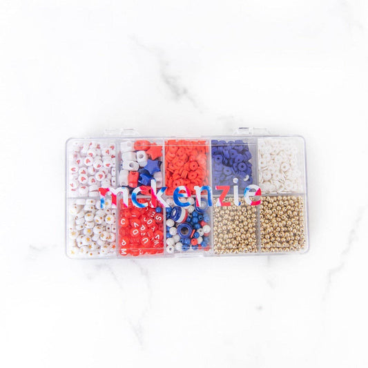 Patriotic Polymer Clay Bead Kit