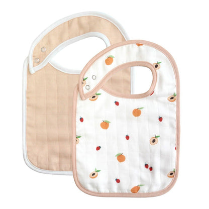 Peach Bib Set