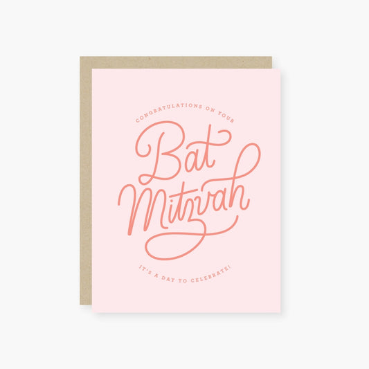 Celebrate Bat Mitzvah Card