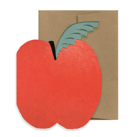 Big Apple Die Cut Card