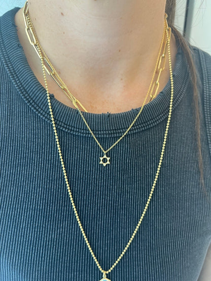 Dainty Star of David Necklace