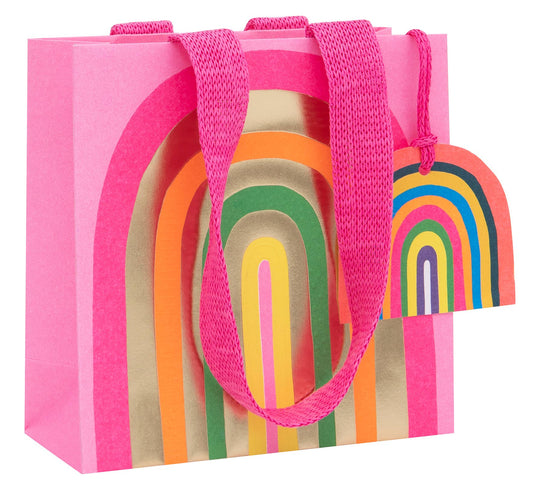 Retro Rainbows Small Gift Bag