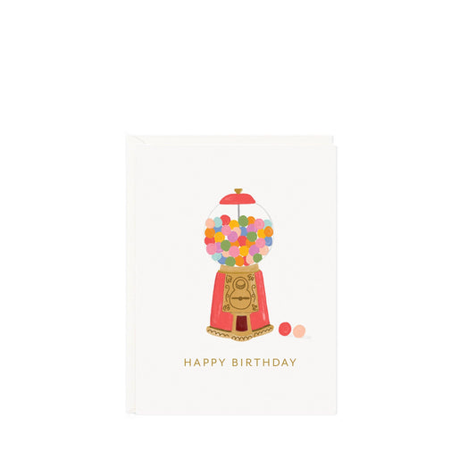 Gumball Mini Birthday Card