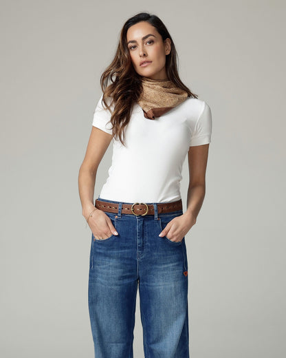 Benice Studded Leather Belt