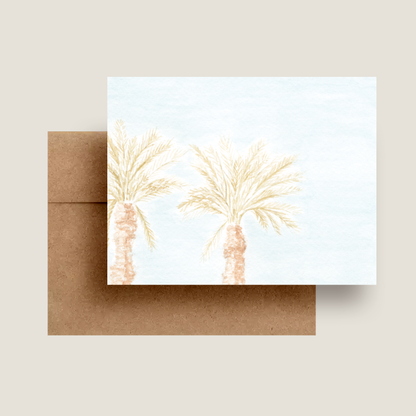 Palm Tree Landscape Card