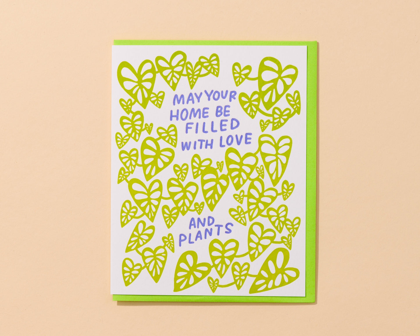 Love and Plants New Home Card
