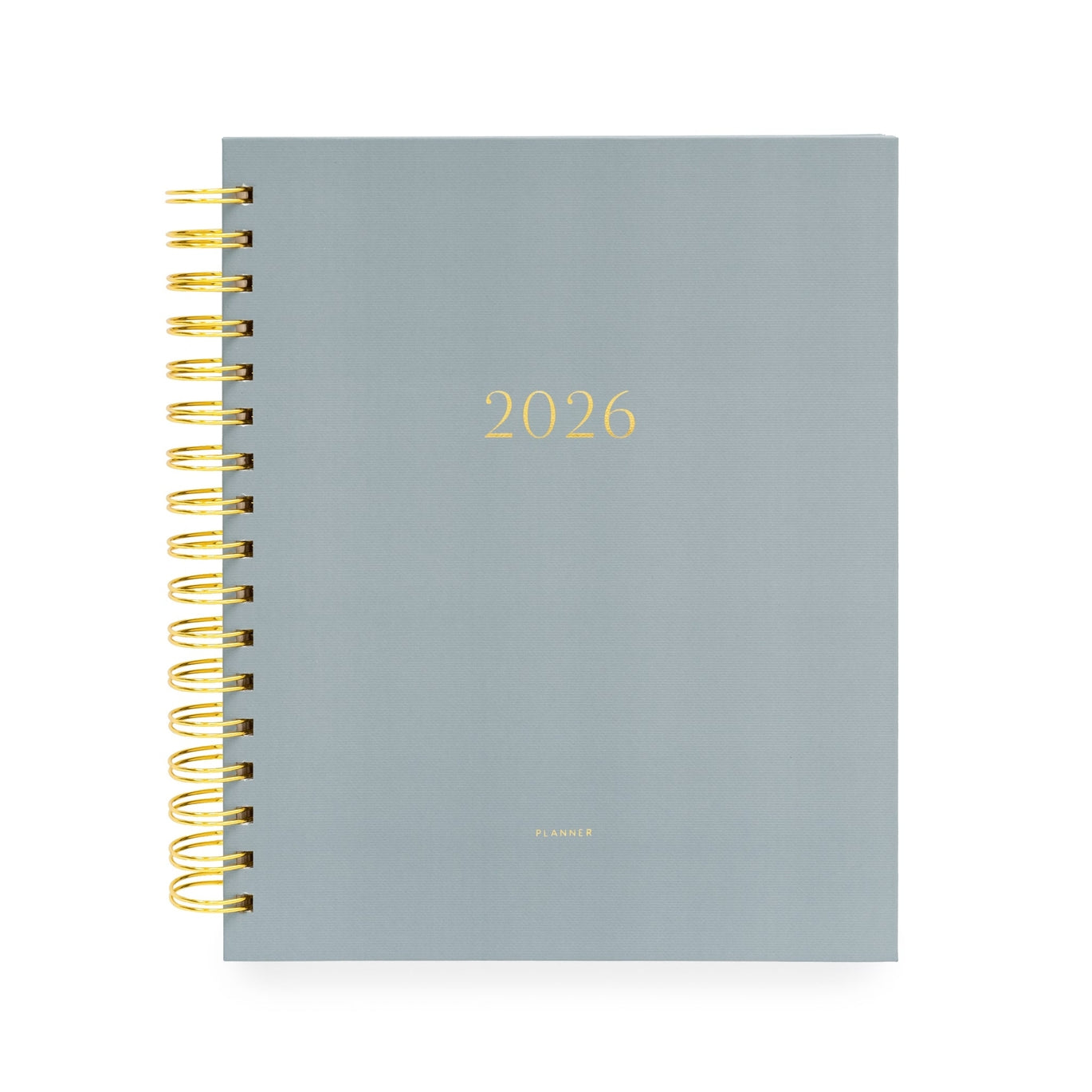 2026 Dusty Blue Spiral Planner