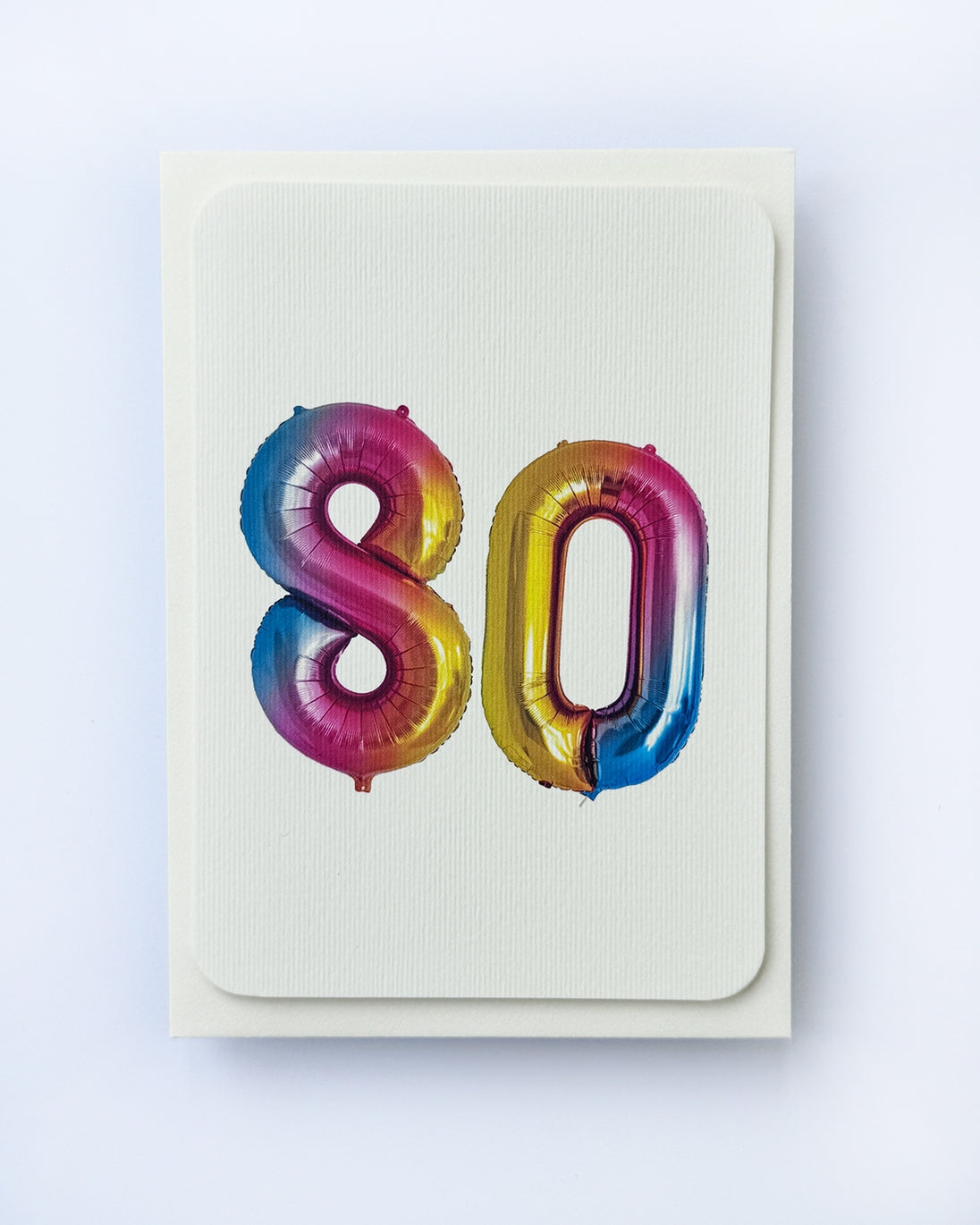 Birthday Balloon No. 80 Card