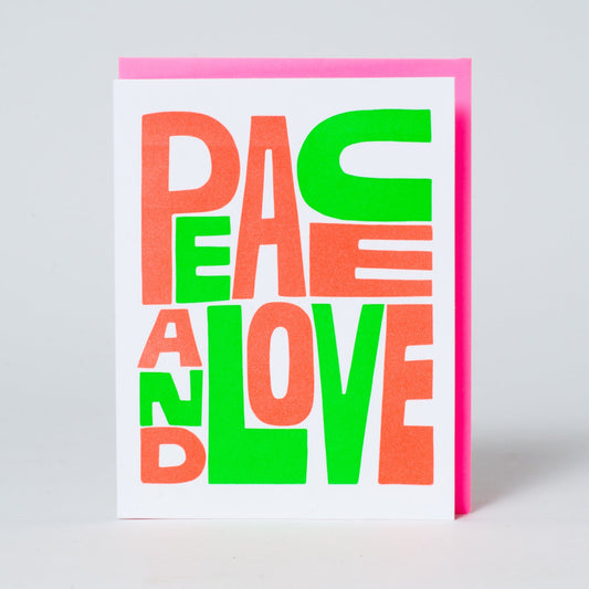 Ashkahn Peace & Love Holiday Boxed Card Set
