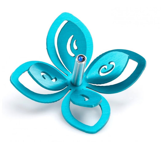 Flower Chanukah Dreidel