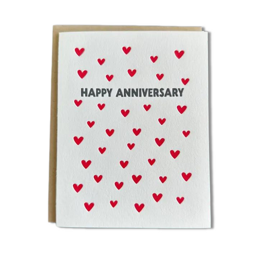 Anniversary Hearts Card