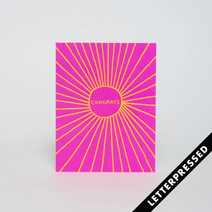 Congrats Sunbeam Card