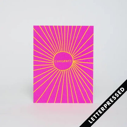 Congrats Sunbeam Card