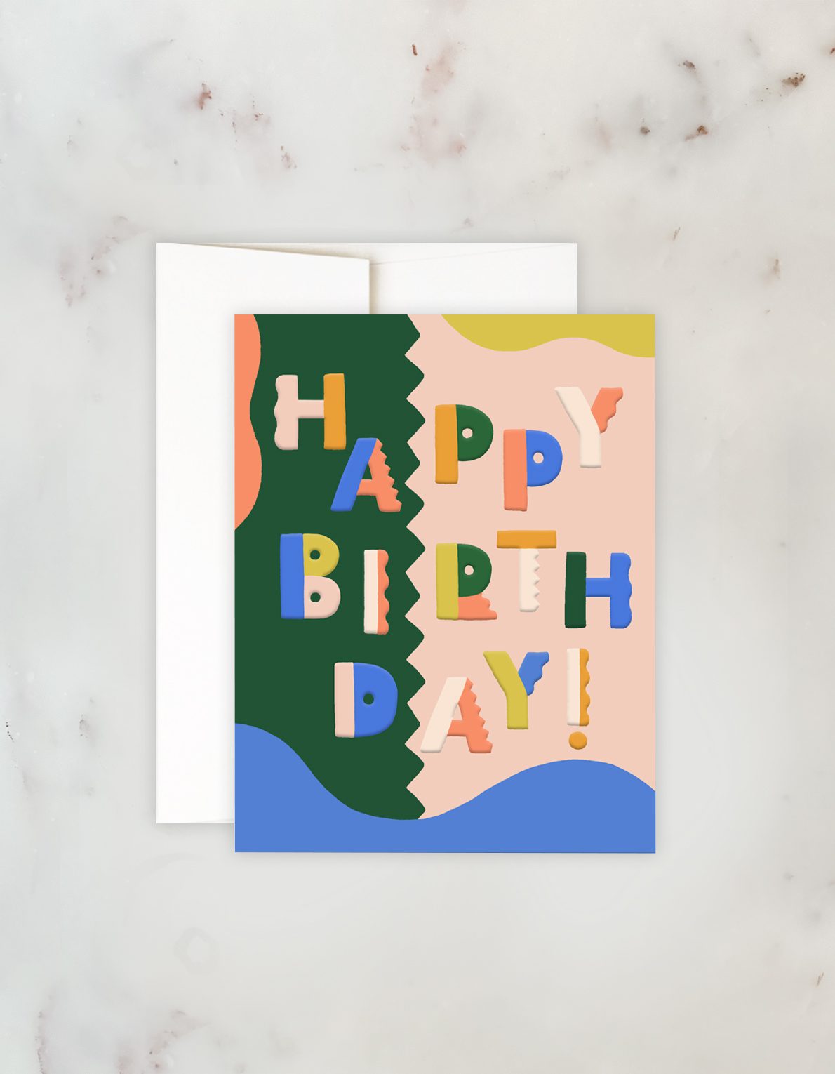 Birthday Colorblock Card
