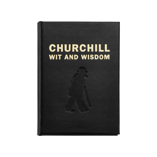 Churchill Wit and Wisdom - Leather Bound