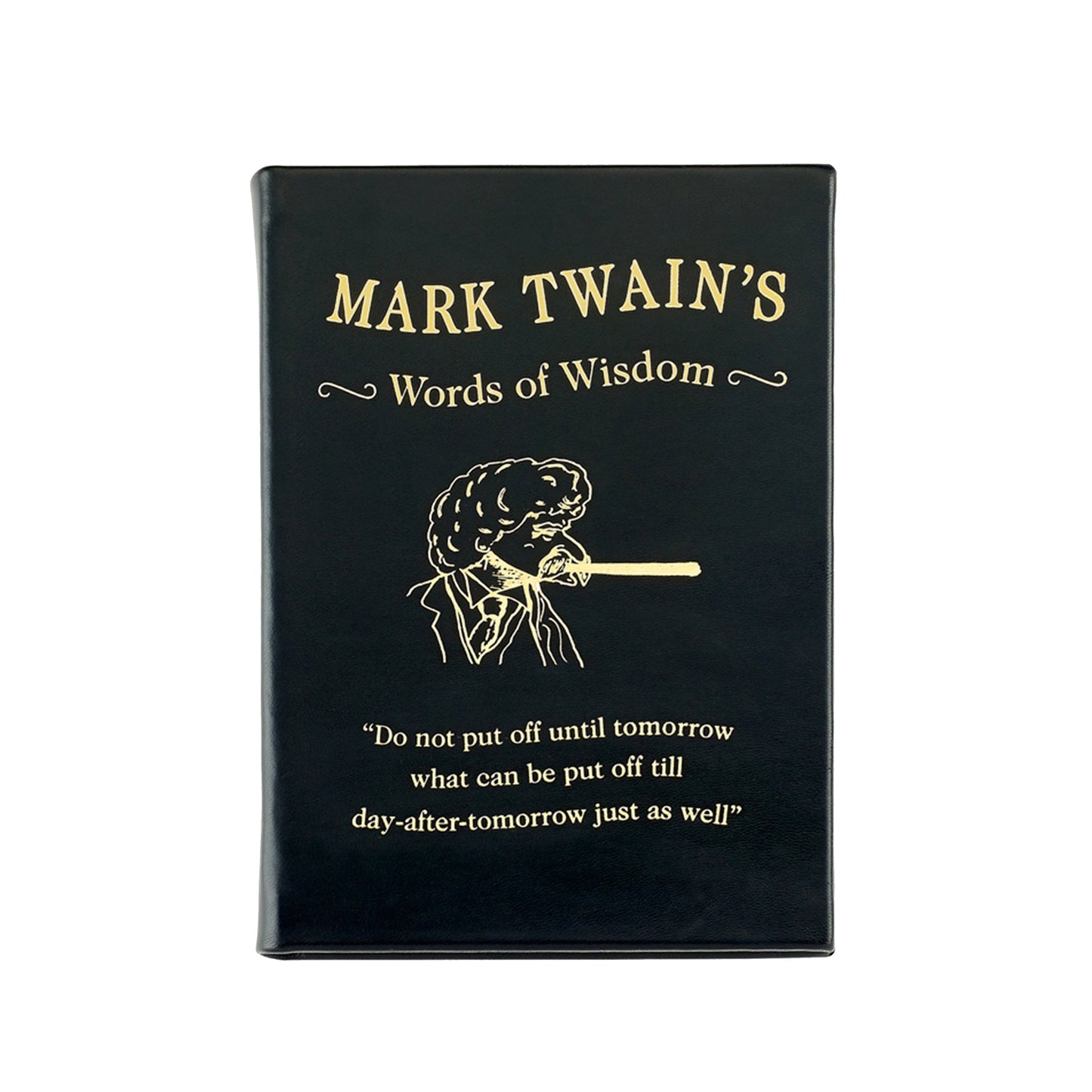 Mark Twain's Words of Wisdom - Leather Bound