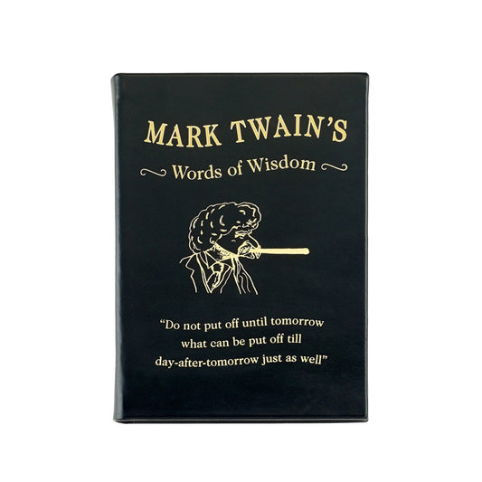 Mark Twain's Words of Wisdom - Leather Bound