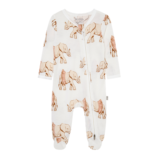 Tutu Elephant Footed Romper