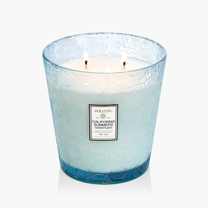California Summers 3-Wick Hearth Candle