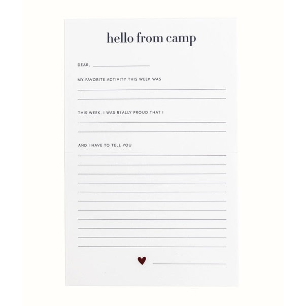 Camp Notes Box