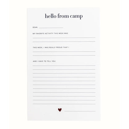 Camp Notes Box