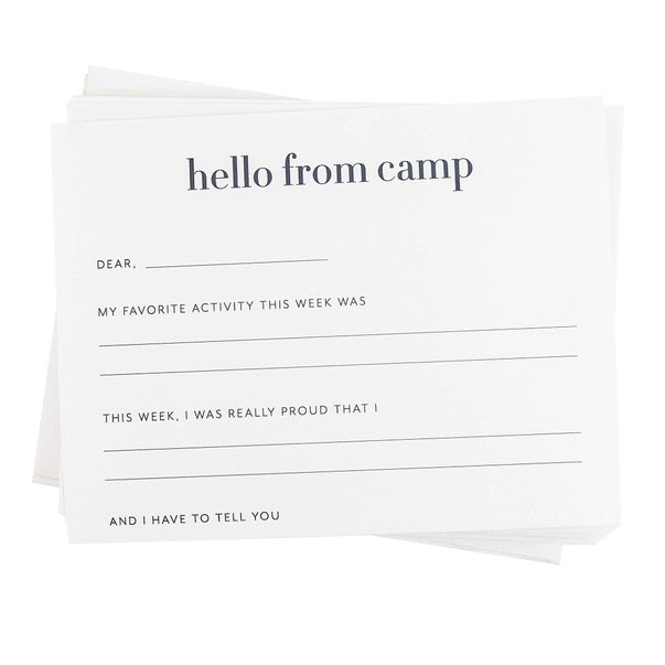 Camp Notes Box