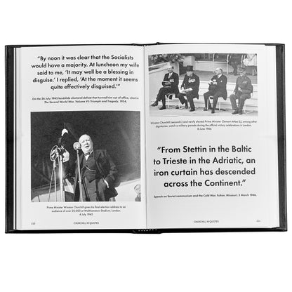 Churchill Wit and Wisdom - Leather Bound