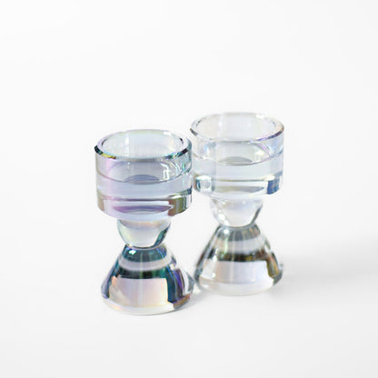 Iridescent Tealight Holders