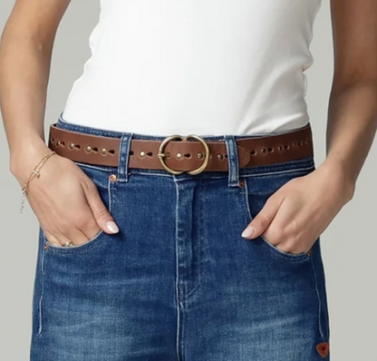Dara Studded Leather Belt
