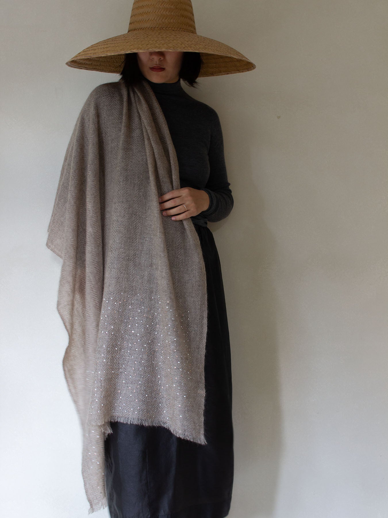 Diamante Cashmere Shawl