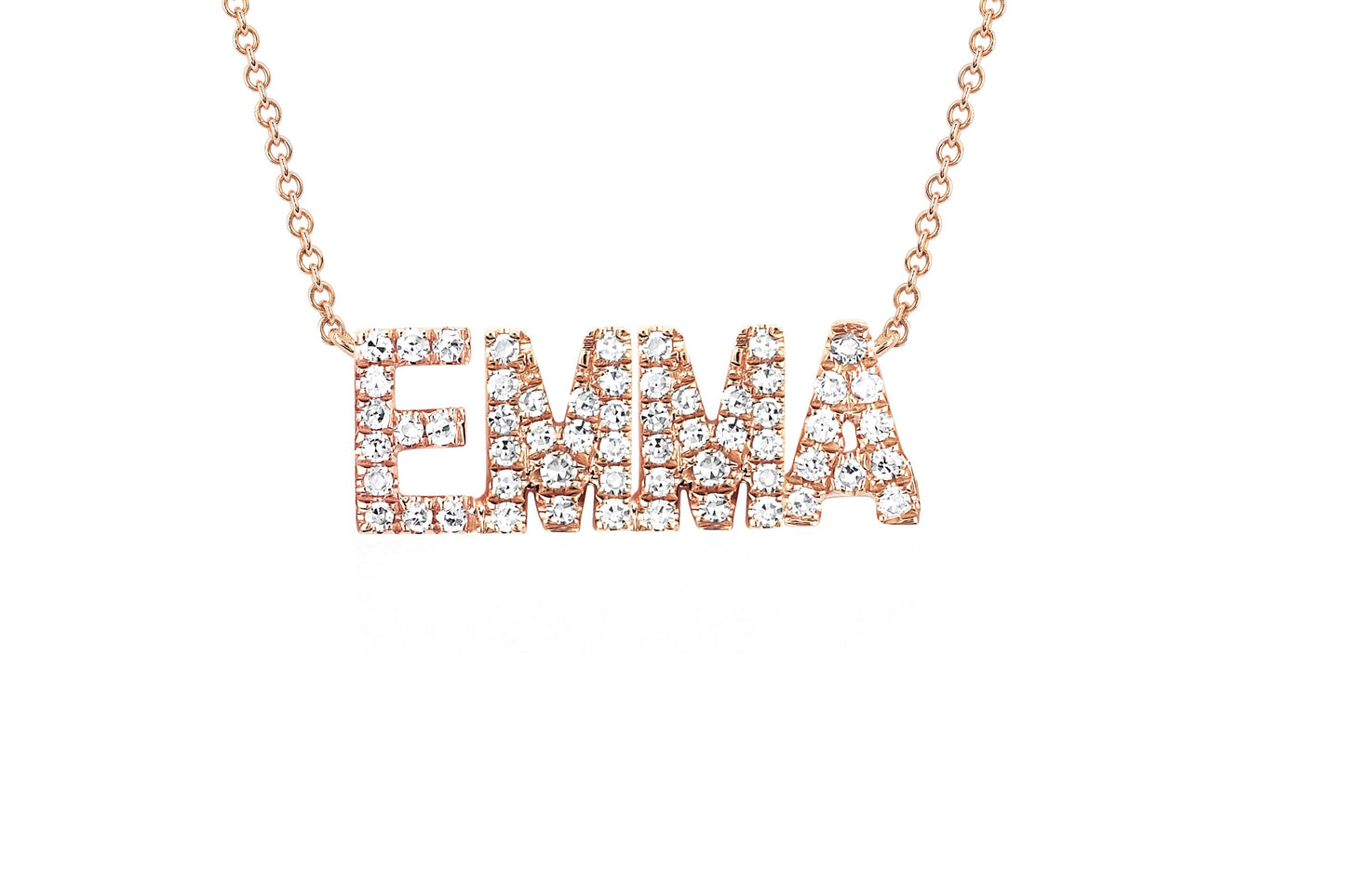Custom Diamond English Necklace