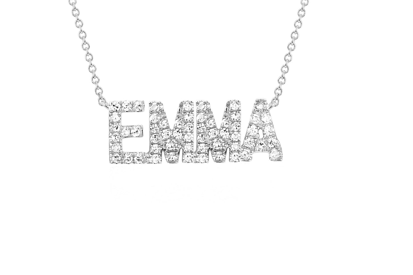 Custom Diamond English Necklace