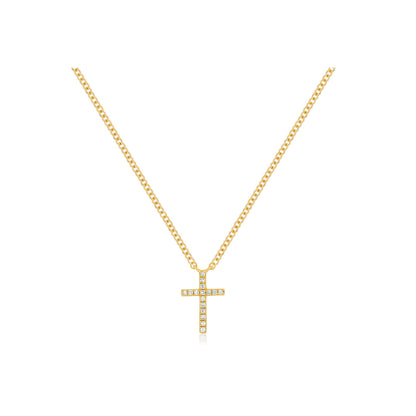 Diamond Cross Necklace