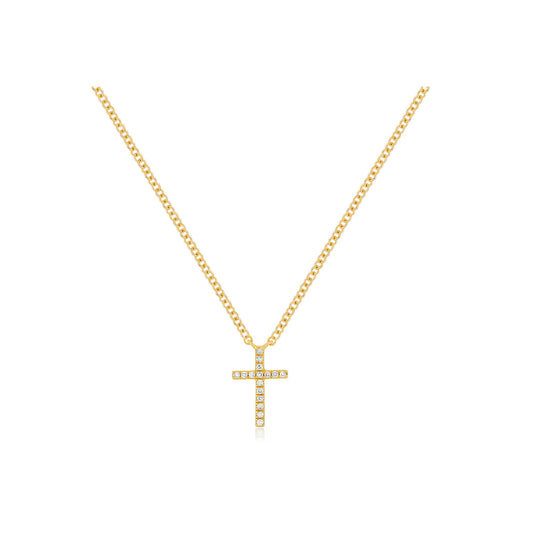 Diamond Cross Necklace