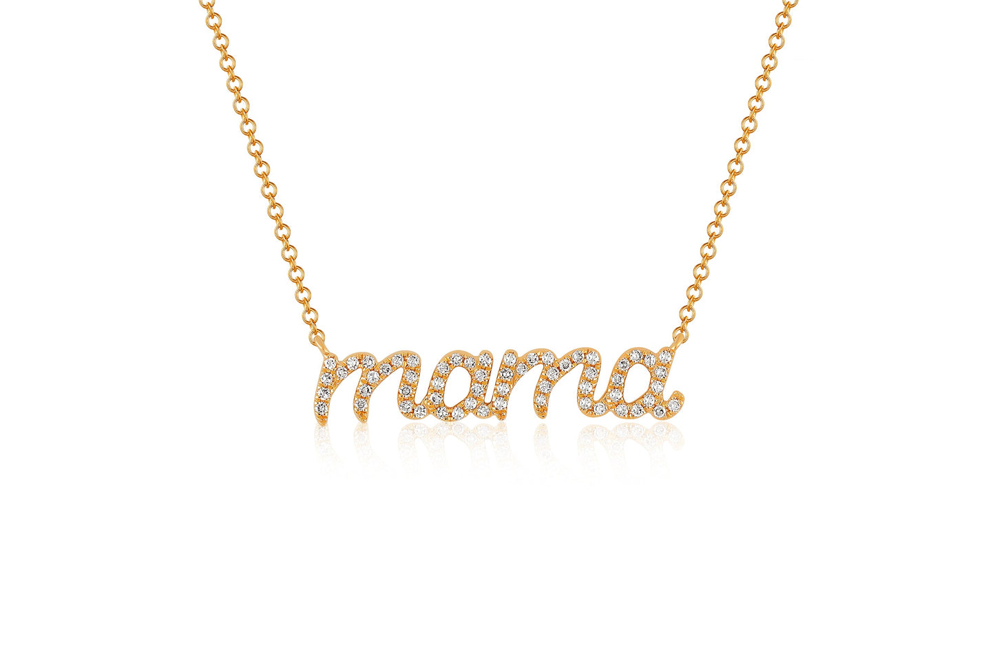 Mama Cursive Necklace