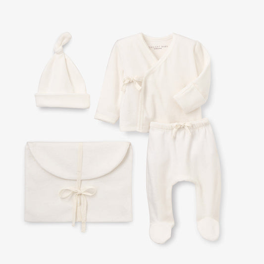 Velour Baby Layette Set