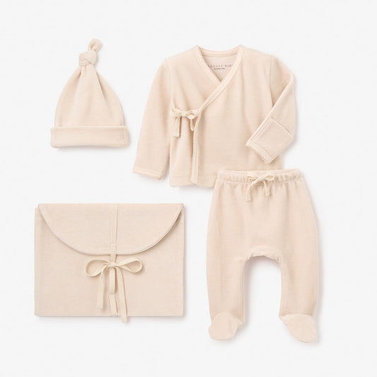 Velour Baby Layette Set