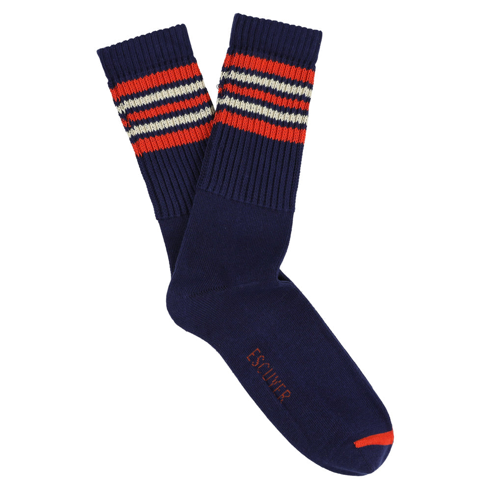 5 Stripes Crew Socks