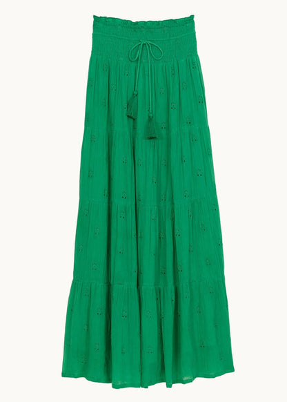 Frani Embroidered Maxi Skirt