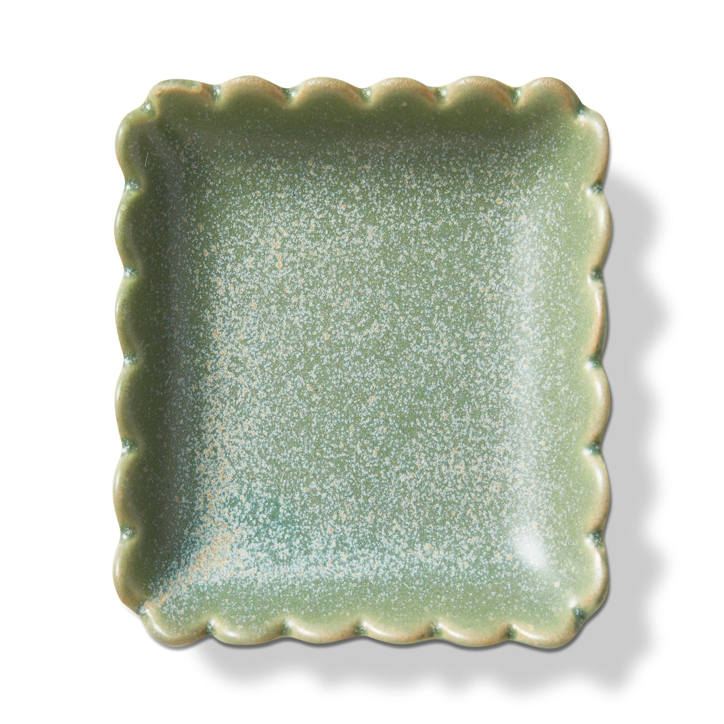Scallop Square Trinket Dish