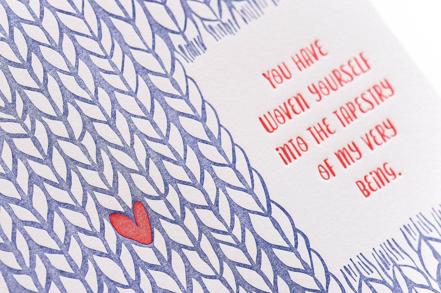 Woven Love Card