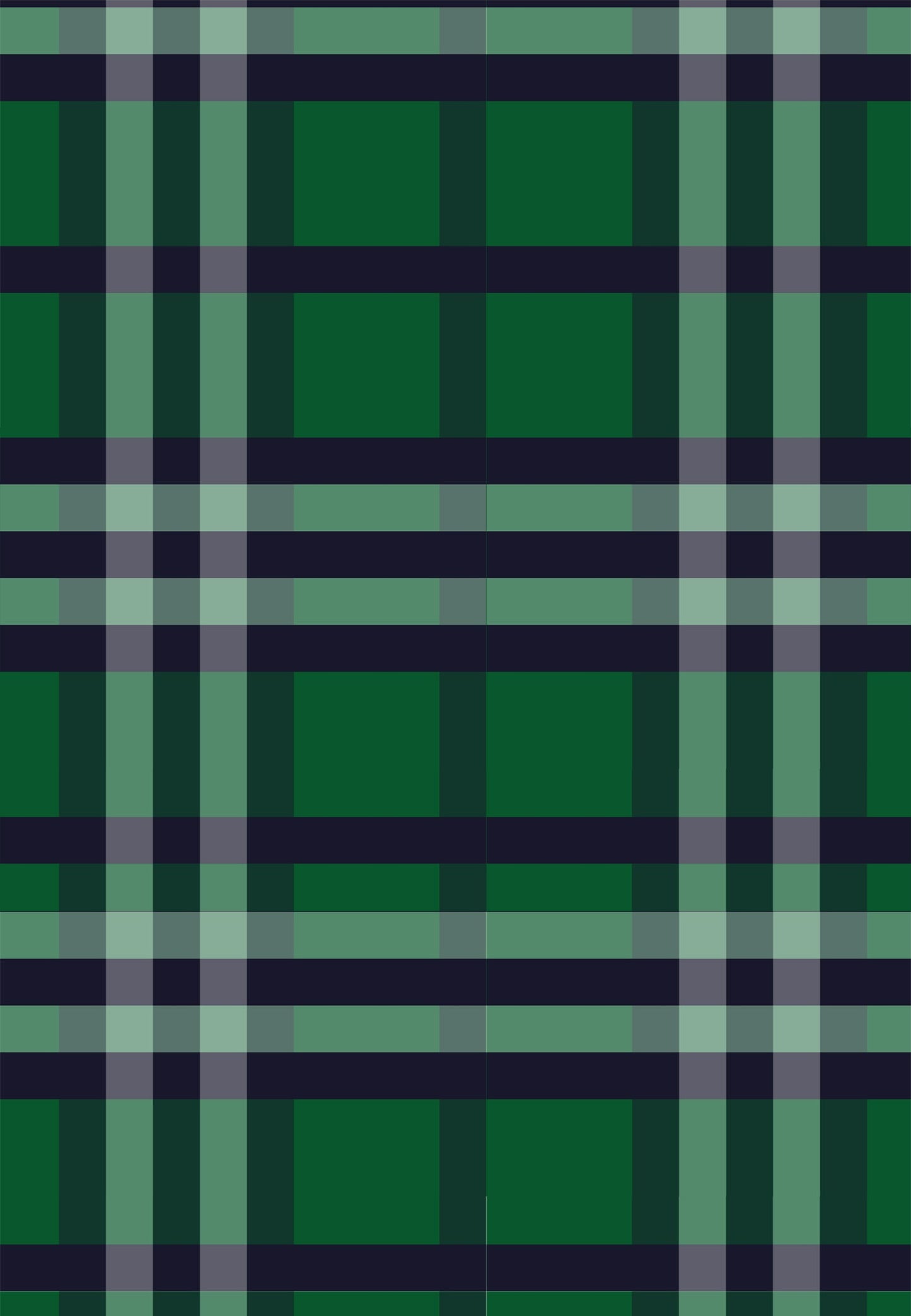 Blue Tartan Wrapping Paper