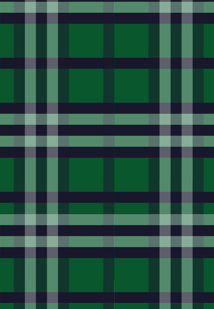 Blue Tartan Wrapping Paper