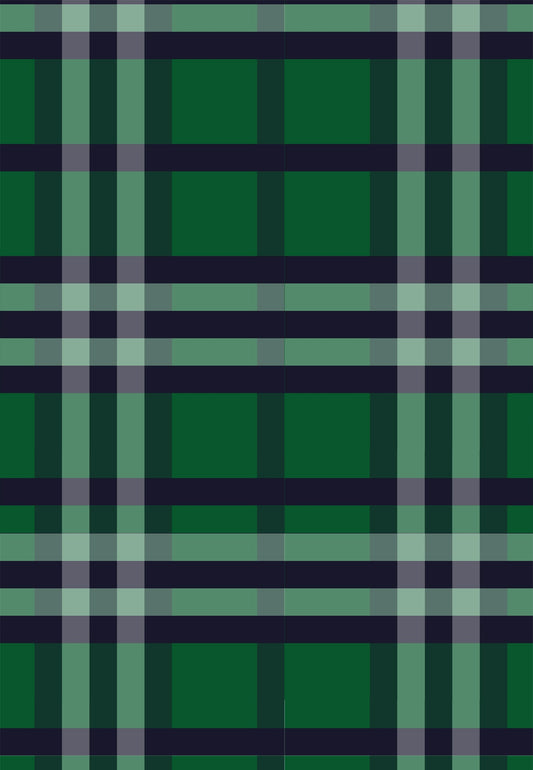 Blue Tartan Wrapping Paper