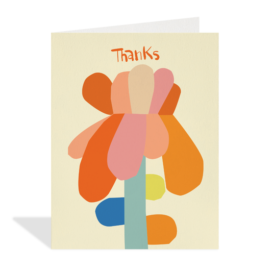 Blossoming Thanks Card